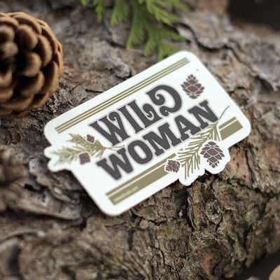 Wild Woman Vinyl Sticker