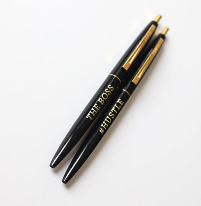 Hustle + The Boss Pen Set (Black)