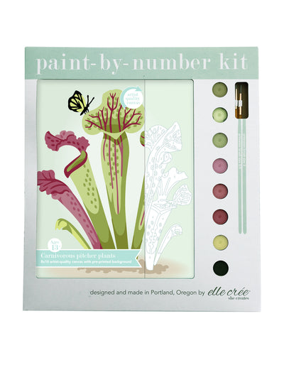 Carnivorous Pitcher Plants Paint by Number Kit