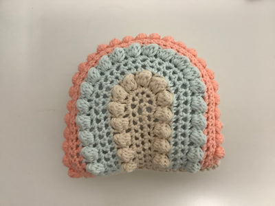 Crocheted Rainbow Rattle